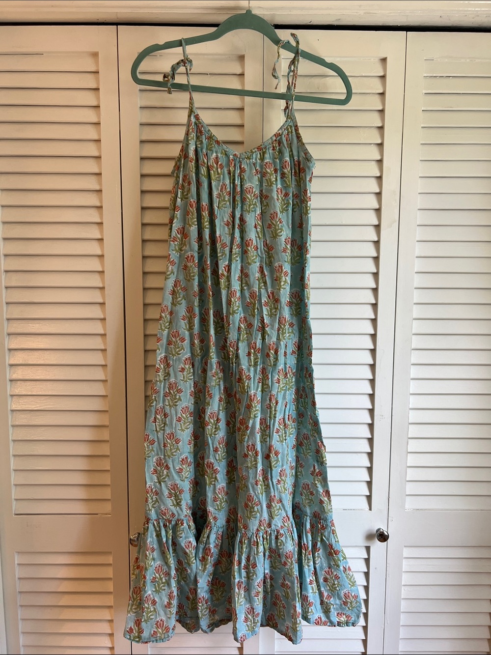 Emerson Fry Blockprint Maxi Dress (XS/S)